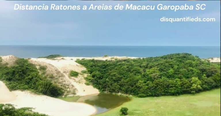 Distancia Ratones a Areias de Macacu Garopaba SC