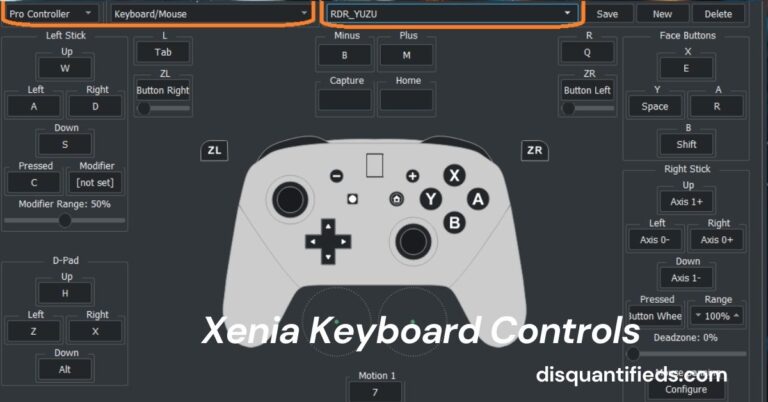 Xenia Keyboard Controls