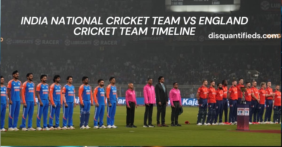 India National Cricket Team vs England Cricket Team Timeline