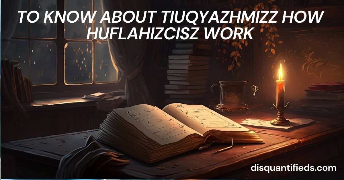 To Know About Tiuqyazhmizz How Huflahizcisz Work